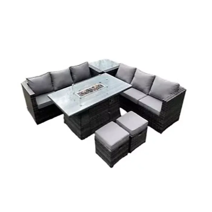 NEWCASTLE WICKER OUTDOOR GARDEN DINING SET