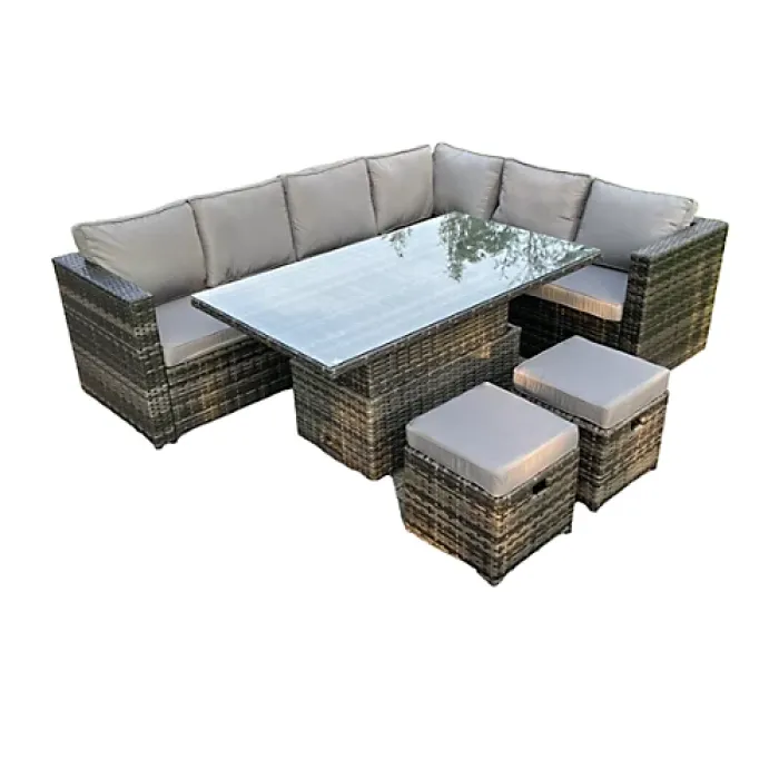 Bournemouth 8-Seat Rattan Corner Sofa Set