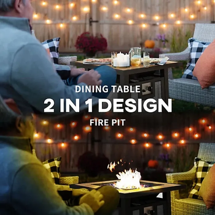 50,000 BTU Outdoor Table with Cover