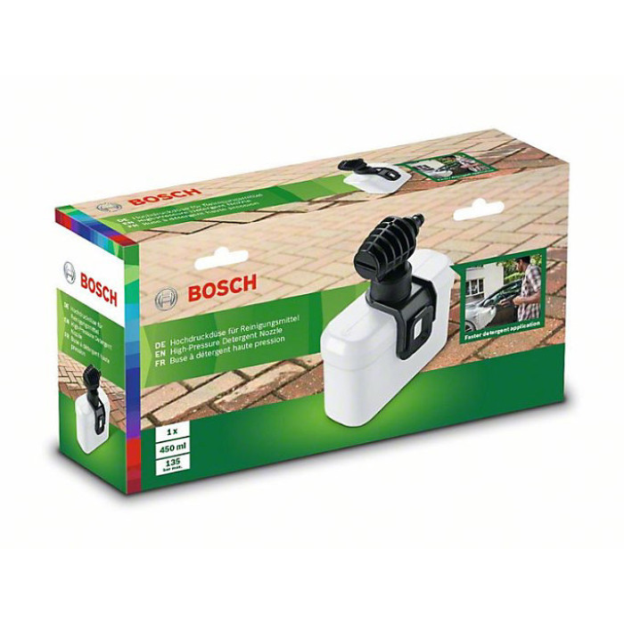 BOSCH High-Pressure Foam Nozzle (450ml) (To Fit: Bosch AQT, EasyAquatak & UniversalAquatak Pressure Washer Models Listed Below)