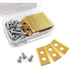 Titanium Replacement Blade, 30Pcs Lawn Mower Blade, Robot Lawn Mower Blade With Screws For Worx Landroid