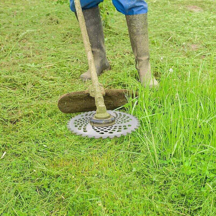Universal Brushcutter Blade 25.4Cm X 40T Carbide Tipped Trimmer Blade Weed Control Mower Blade 255 X 25.4Mm 40 Teeth