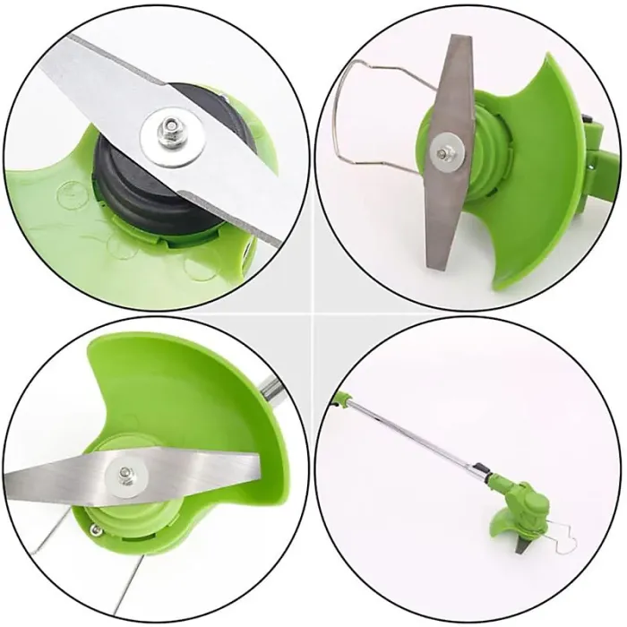 Grass Trimmer Replacement Blade, 24V Cordless Grass Trimmer With Battery Metal Blade, Electric Brushcutter Accessories