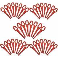Pack Of 100 Plastic Blades For Ferrex/Aldi Far 20 1 97699 2002706 Fe220 Grass Trimmer