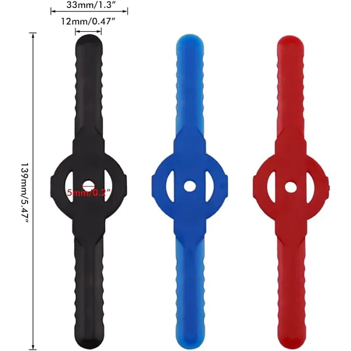 Plastic Grass Trimmer Blade, 10Pcs Plastic Cutting Blades, Replacement, Black