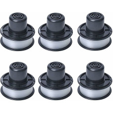 Line Spool Compatible With Black And Decker  Automatic Grass Trimmer Gl250/Gl310/Gl360/Gl360Sb  6M Line  6 Pack
