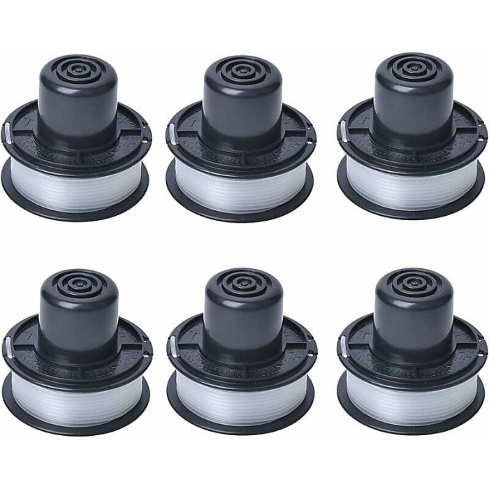 Line Spool Compatible With Black And Decker  Automatic Grass Trimmer Gl250/Gl310/Gl360/Gl360Sb  6M Line  6 Pack
