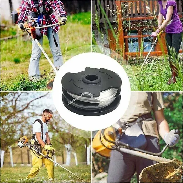 Set Of 6 Replacement Line Spools For Lidl Parkside Trimmer Prta 20 Li A1, B2, C3, Prt 550 A1, A3, Prt 300 A1