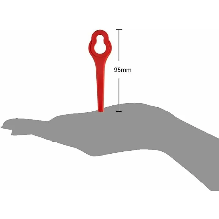 Set Of 50 Blades Compatible With Ferrex Aldi Far 20 I Edger, Replacement Blades For Cordless Edger