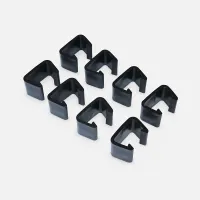 sweeek. Set of 8 connectors for garden sofa set Set of 8 connectors Black