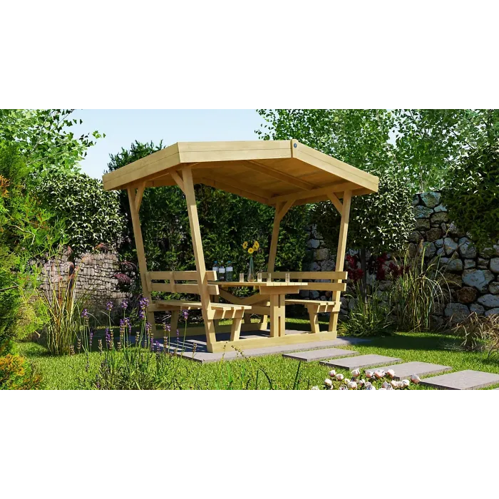 Weka Seat Arbour Gazebo Bench 662