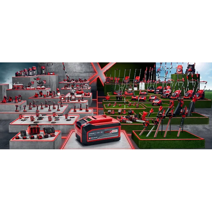 Einhell Power X-Change 18V Battery Twin Pack - 2x 4.0Ah Batteries - Compatible With All Power X-Change Products - 36V TwinPower