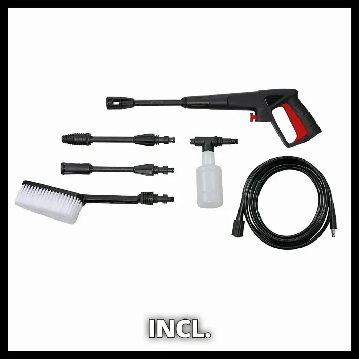 Einhell Pressure Washer 130 Bar 1500W Includes Jet And Power Washing Accessories - TC-HP 130