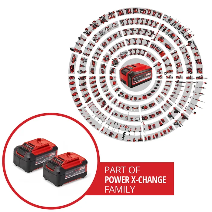 Einhell Power X-Change 18V Battery Twin Pack 2x 5.2Ah Batteries Compatible With All Power X-Change Products 36V TwinPower