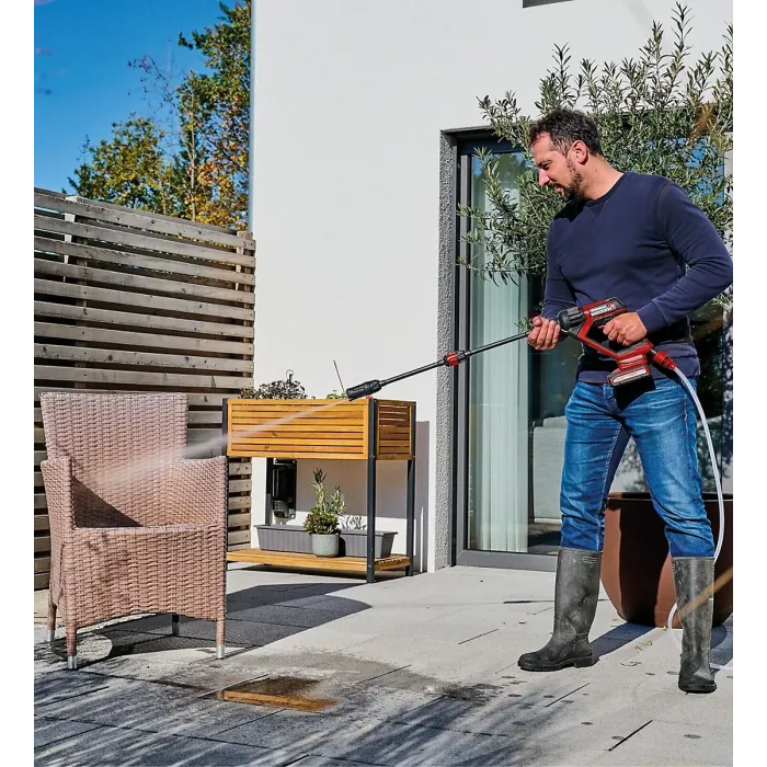 Einhell Cordless Pressure Washer 24 Bar 18V HYPRESSO 18/24 Li With Snow Foam Lance + Accessory Kit PXC Power X-Change - Body Only