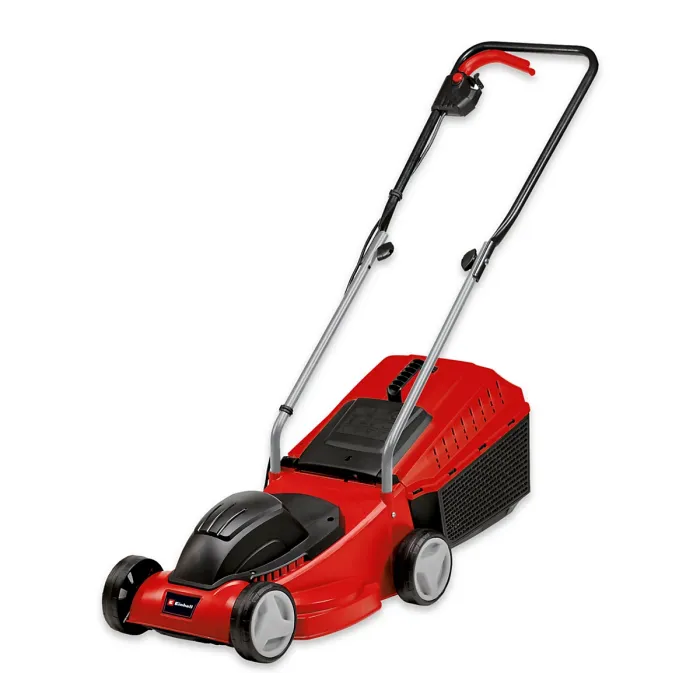 Einhell 32cm Rotary Lawn Mower 1200W Electric Lawnmower 30L Grass Box GC-EM 1232 20-60mm 10m Corded