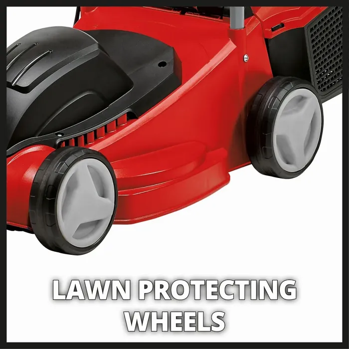 Einhell 32cm Rotary Lawn Mower 1200W Electric Lawnmower 30L Grass Box GC-EM 1232 20-60mm 10m Corded