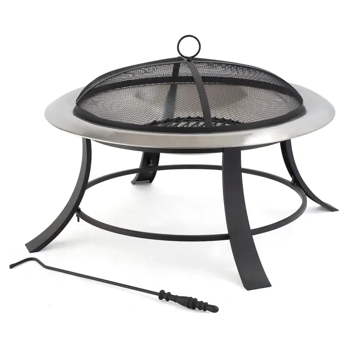 Silver City Garden Log Fire Pit