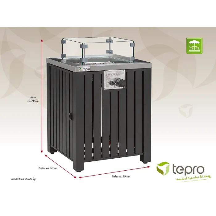 Tepro Topeka Gas Outdoor Fire Place