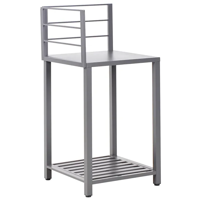 4 Piece Outdoor Kitchen Set with Sink VIGGIANO Metal Grey