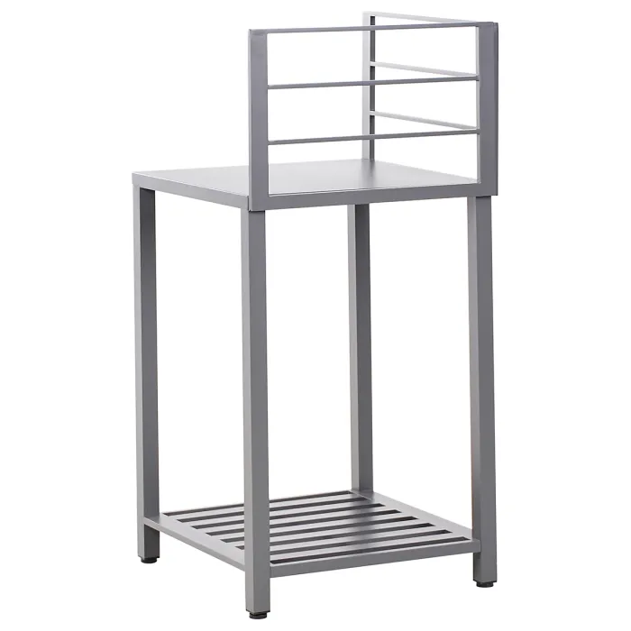 4 Piece Outdoor Kitchen Set with Sink VIGGIANO Metal Grey