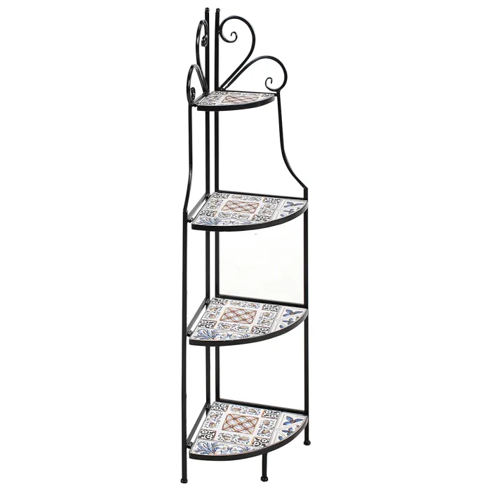 Shelving Unit FAVARA Metal 43 cm 32 cm Black