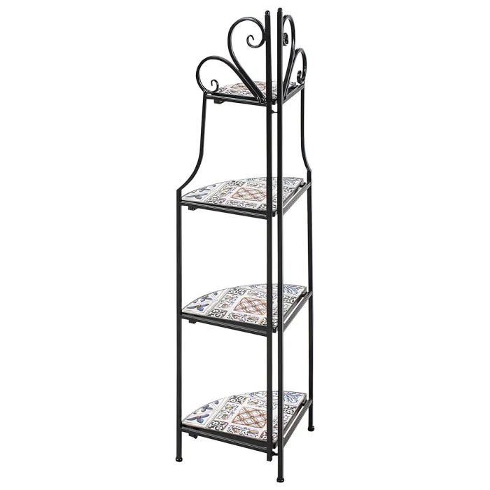 Shelving Unit FAVARA Metal 43 cm 32 cm Black