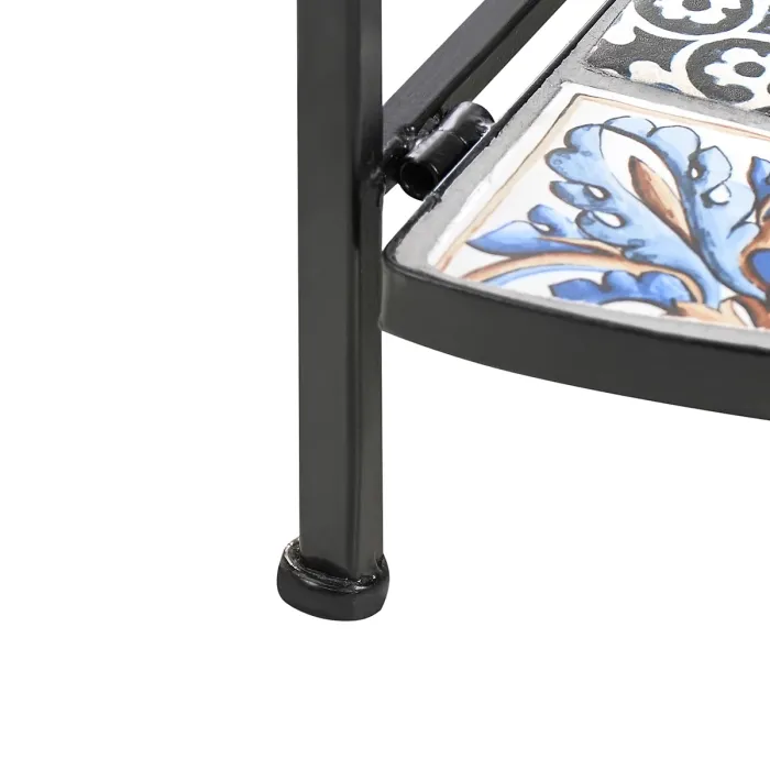 Shelving Unit FAVARA Metal 43 cm 32 cm Black