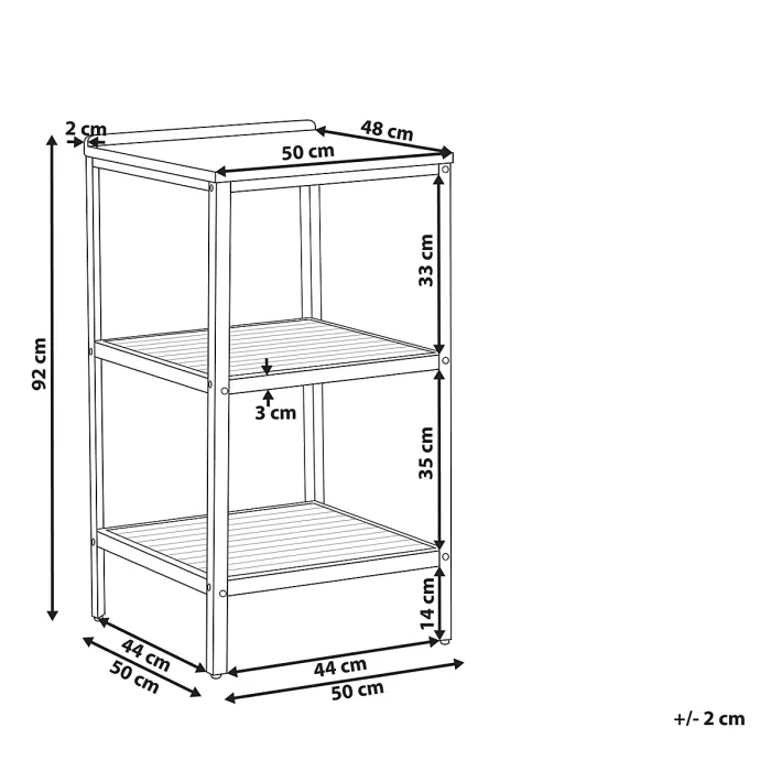 Outdoor Kitchen Island IVREA Certified Acacia Wood Brown