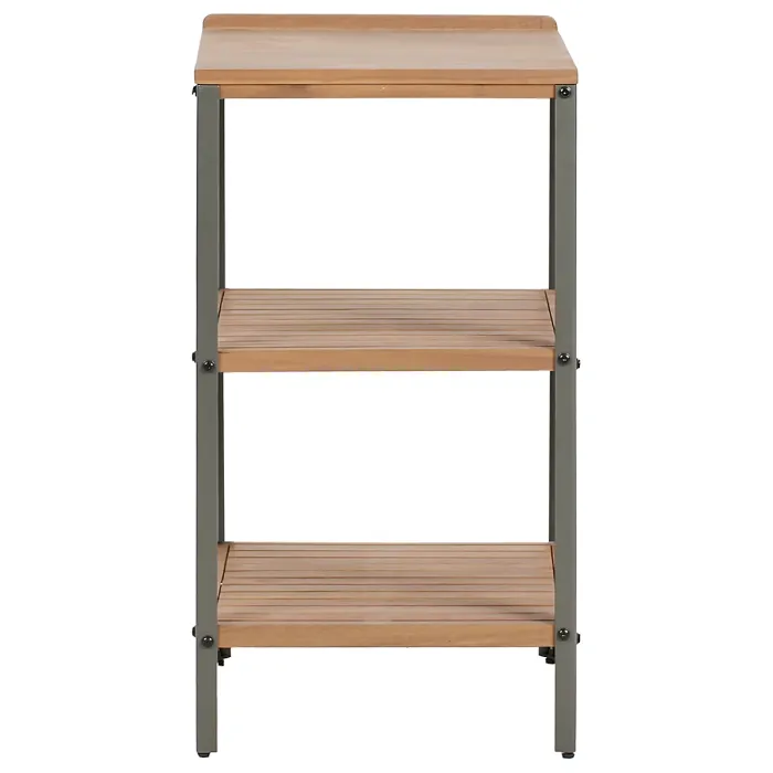 Outdoor Kitchen Island IVREA Certified Acacia Wood Brown