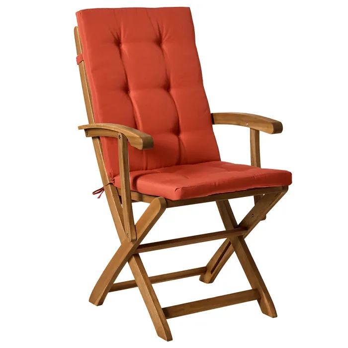 Garden Dining Set 8 Seater MAUI PREMIUM Acacia Wood Red