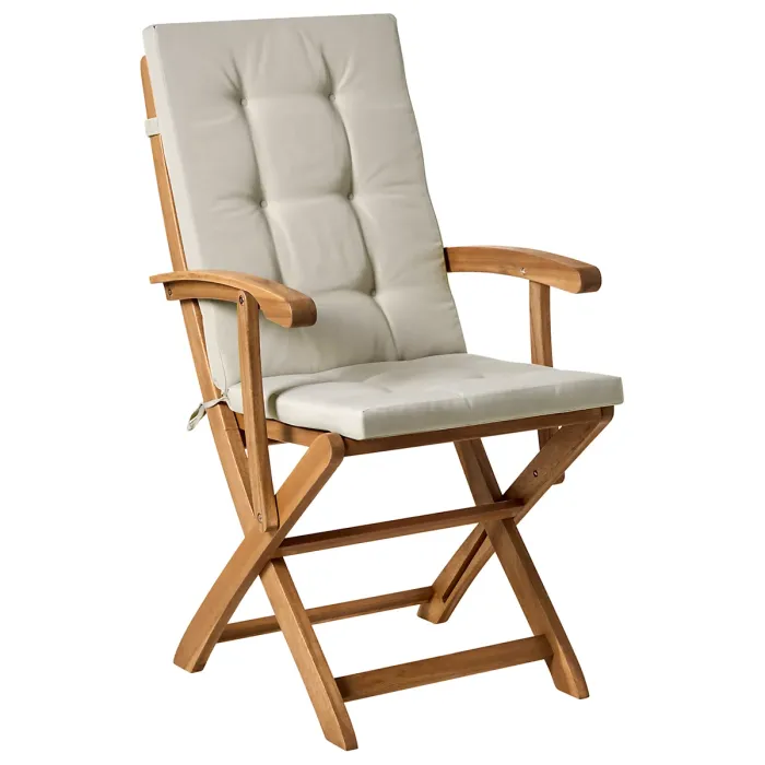 Garden Dining Set 8 Seater MAUI PREMIUM Acacia Wood Taupe