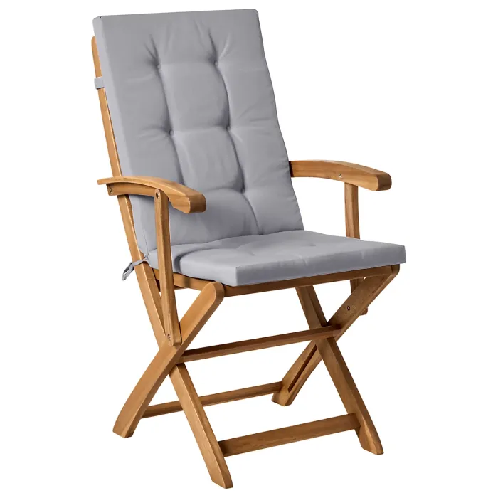 Garden Dining Set 8 Seater MAUI PREMIUM Acacia Wood Light Grey