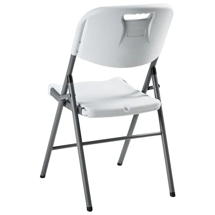 Garden Dining Set 4 Seater CUGNOLI Folding White