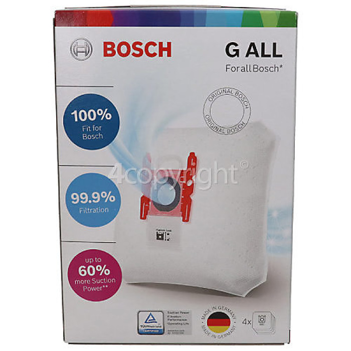 Synthetic Vacuum Dust Bag (Type G) - Pack of 4