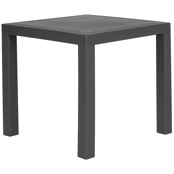 Garden Dining Set 4 Seater FOSSANO Graphite Grey