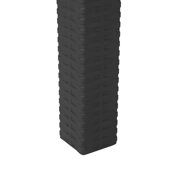 Garden Dining Set 4 Seater FOSSANO Graphite Grey