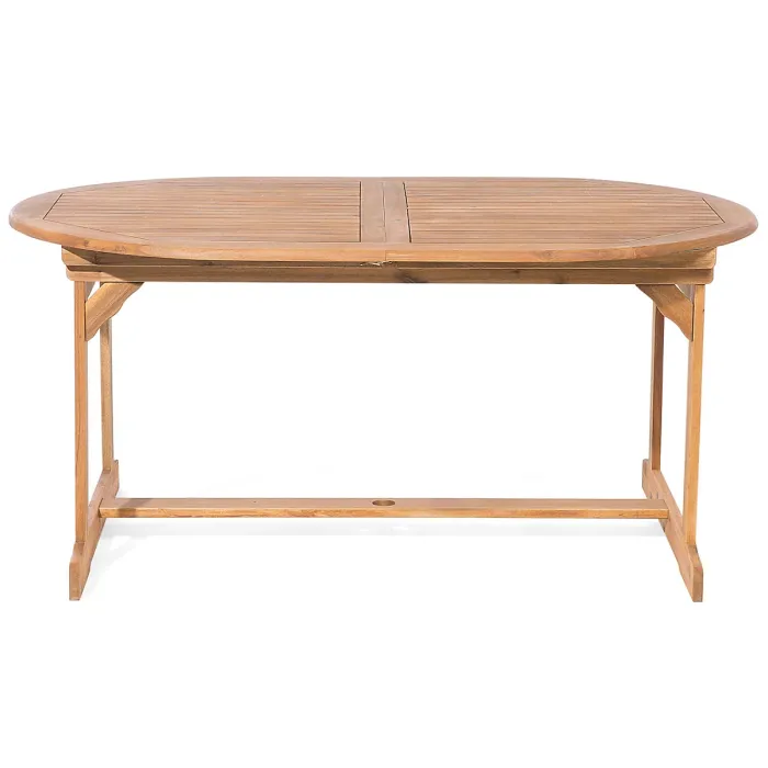 Garden Dining Set 8 Seater MAUI with Cushions Acacia Wood Grey