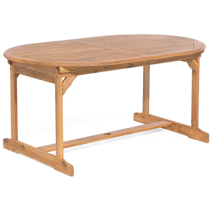 Garden Dining Set 8 Seater MAUI with Cushions Acacia Wood Grey