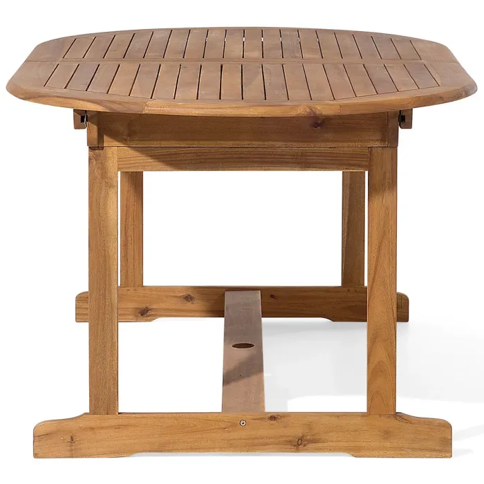 Garden Dining Set 8 Seater MAUI with Cushions Acacia Wood Blue