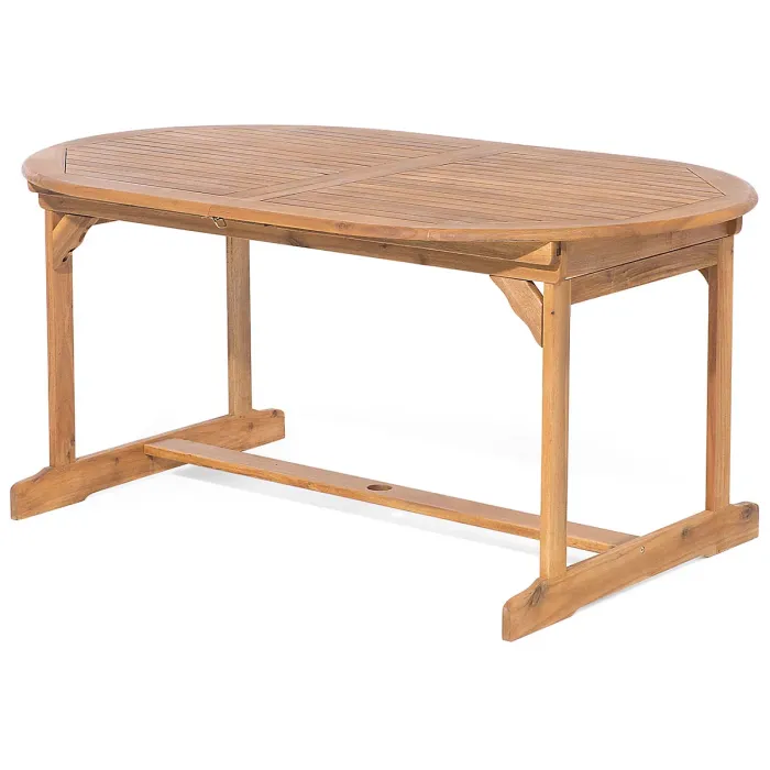 Garden Dining Set 8 Seater MAUI with Cushions Acacia Wood Blue