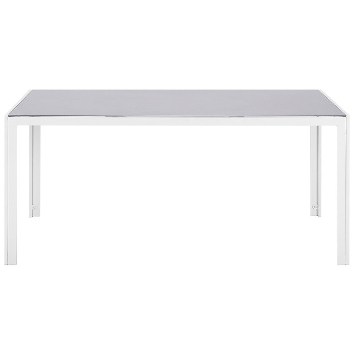 Garden Dining Set 6 Seater CATANIA Metal Grey