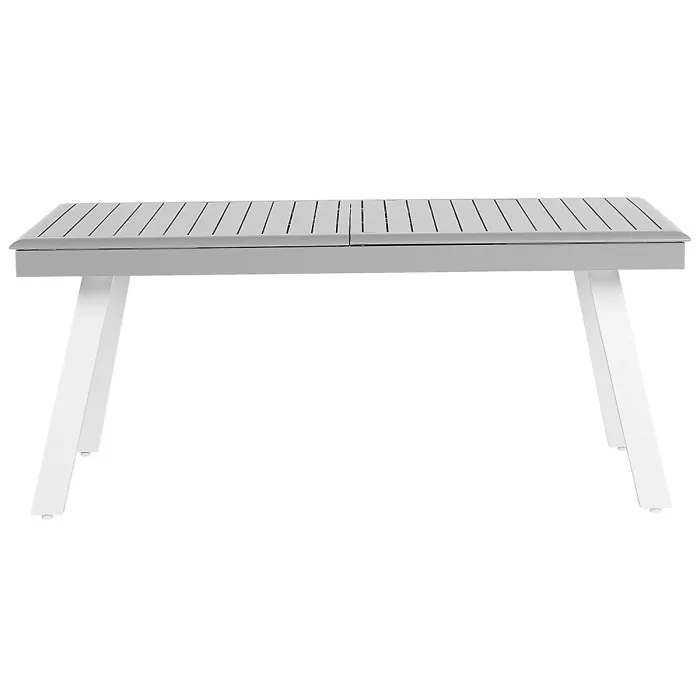 Garden Dining Set 6 Seater PERETA Metal Grey