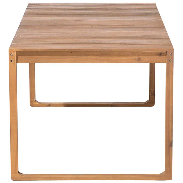 Garden Dining Set 8 Seater SASSARI with Cushions Acacia Wood Blue