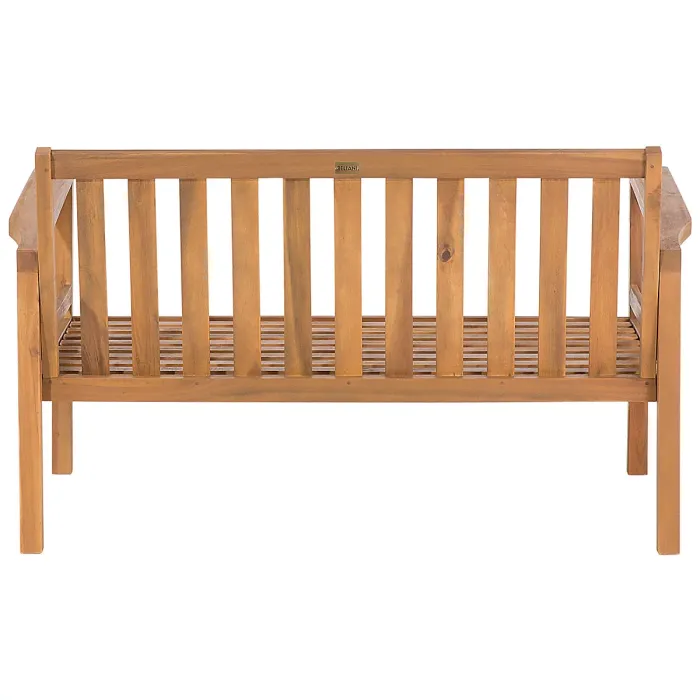 Garden Lounge Set with Table 4 Seater MANILA Certified Acacia Wood Light Brown