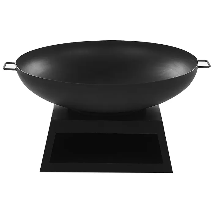 Grill Fire Pit SEMERU Metal Black