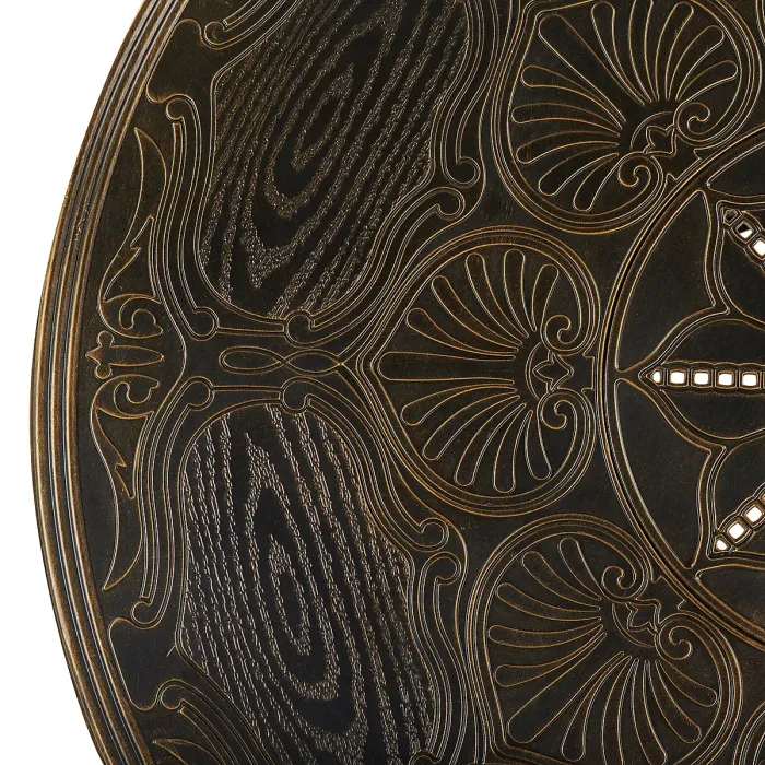 Garden Dining Set 4 Seater SAPRI with Cushions Metal Dark Brown