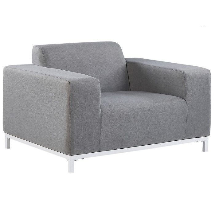 Garden Lounge Set with Table 5 Seater ROVIGO Grey