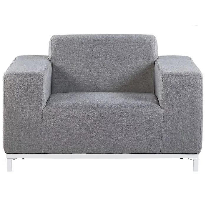 Garden Lounge Set with Table 5 Seater ROVIGO Grey