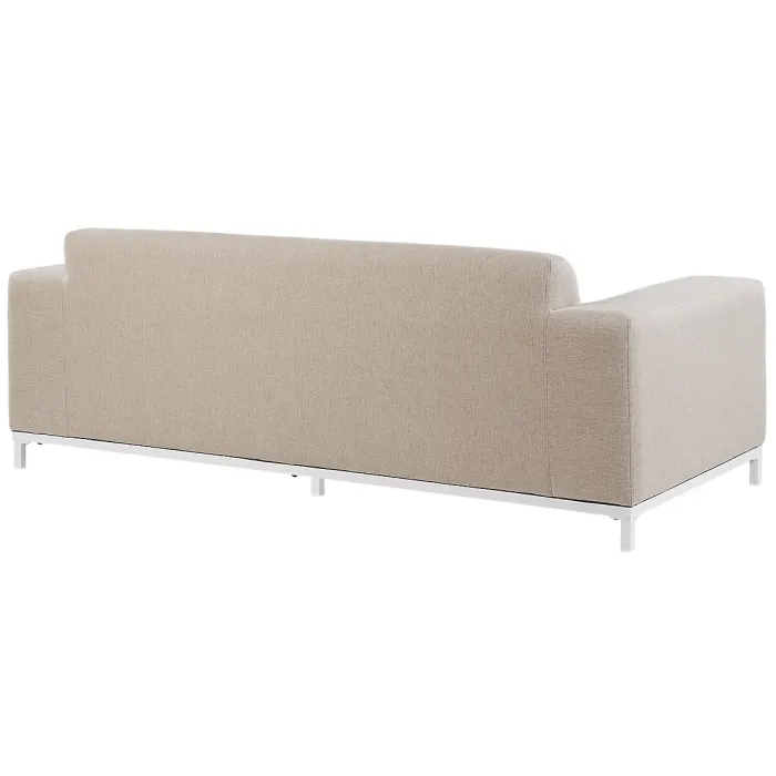 Garden Lounge Set with Table 5 Seater ROVIGO Beige
